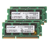 Crucial 4X 8GB 2Rx8 PC3-12800S DDR3 1600Mhz SODIMM RAM Laptop Memory Intel &D44