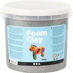Foam Clay® , metallic, silver, 560 g/ 1 hink
