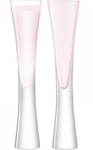 LSA Glassware - Moya Blush Champagne Flutes Set Of 2 - G474-04-436