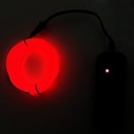 Batteridreven Led Glowstrip Neon-strip 3 Meter - Rød