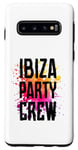 Coque pour Galaxy S10 Ibiza Party Crew Colorful | Vacation Team