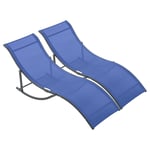 Set of 2 Zero Gravity Lounge Chair Recliners Sun Lounger