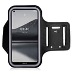 iPro Accessories Nokia 3.4 Case, Nokia 3.4 Armband Case, [Armband] Sports, Running, Jogging, Walking, Hiking, Workout and Exercise Armband Case Cover (BLACK)