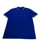 Fred Perry Mens Bright Regal Twin Tipped Polo  Size UK XS 32.5-33.5" Chest M3600