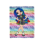 Rainbow High Large Blanket Amaya Doll Super Soft Fleece Throw Velour Feel Girls