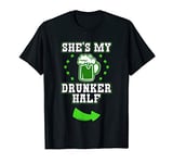 His and Hers Matching Drinking Outfit For St. Patricks Day T-Shirt