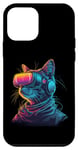 iPhone 12 mini Neon Feline Fantasy Case