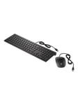 HP Pavilion 400 - Tastatur & Mus set - Svenska - Svart