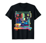 Barista Coffee Maker Pop Art T-Shirt