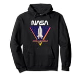 NASA Iconic Space Shuttle Columbia Retro Big Chest Poster Pullover Hoodie