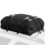 Car Rooftop Cargo Car Roof Bag Cargo Carrier Bag Waterproof Roof Box for Car Duarble Rooftop Box for traveling, Cars, Vans and SUVs (Racks or Rails Needed)