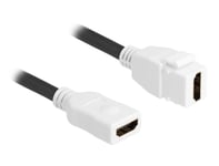 Delock Keystone Modulkabel Hdmi Hona Till Hona 8K 60 Hz 20 Cm Vit