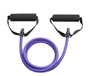 NOLOGO KUQIQI Latex Resistance Bands Fitness Crossfit Pilates Yoga Tube Pull loop rope Strength Rally Training Arm Exercise,Fitness Equipment (color : Purple)