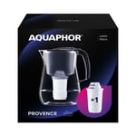 Water Filter Jug AQUAPHOR Provence 4.2L Includes 1 x A5 Filter Cartridge Black