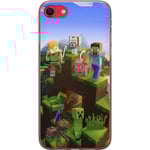 Apple iPhone 8 Genomskinligt Skal Minecraft