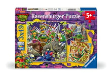 Ravensburger 12004012 Puzzle pour Enfants à partir de 5 Ans Motif Tortues Ninja 3 x 49 pièces