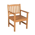 Stockamöllan Rönneholm stol Teak med beige dyna Inkl. dyna