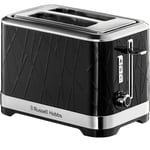 Russell Hobbs - 28091-56 Toaster Grille-Pain Structure, Lift'n Look, Fentes xl, Cuisson Ajustable, Réchauffe Viennoiseries - Noir