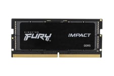 Kingston FURY Impact - 64GB:2x32GB - DDR5 RAM - 4800MHz - SO DIMM 262-pin - On-die ECC - CL38