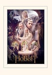 Pyramid International The Hobbit White Council Mounted Print Memorabilia, Paper, Multi-Colour, 30 x 40 x 1.3 cm