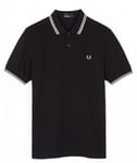 Fred Perry FRED PERRY Slim Fit Twin Tipped Shirt (S)
