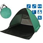 shunlidas Folding Portable Fishing Tent Camping Automatic Pop Up Tents Sun Shelter Anti-uv Sun Shade Awning 2-3 Person Outdoor Summer Tent-little green black