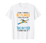 RC Plane RC Pilot Model Airplane Lover More Crash The Better T-Shirt