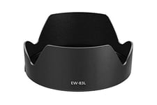 CELLONIC® EW-83L Lens Hood Compatible for Canon EF 24-70mm f/4L IS USM Plastic Bayonet Flower/Tulip/Petal Sun Shade Protector Cover