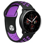 EBN Armbånd Samsung Galaxy Watch Active 2 - Svart / Lilla