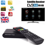 UK HD 1080P Satellite TV Receiver DVB-S2 STB Player With Wifi 