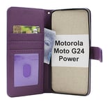 New Standcase Wallet Motorola Moto G24 Power (Lila)