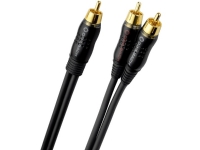 Oehlbach D1C23711 Phono Audio Y-kabel [2x Cinch-stik - 1x Cinch-stik] 12.50 m Antracit