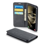 Mobique Samsung Galaxy S25 Plus Slimmat fodral med kortfack, Svart