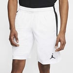 Nike M J 23ALPHA Dry Knit Short de Sport pour Homme Blanc/Noir/M