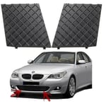 Bil Framre Stötfångare Nedre Nätgrillplatta Trim Cover för E60 E61 M 51117897186 51117897184 Stötfångare Cov