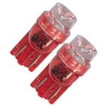Ledson Rød Canbus - LED-lys T10 12 V 2-pakning
