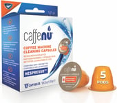 Caffenu CNU5600 Nespresso Coffee Machine Cleaning Capsules, Pack of 5, Multicolo