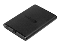 Transcend ESD270C - SSD - krypterat - 250 GB - extern (portabel) - USB 3.1 Gen 2 (USB-C kontakt) - 256 bitars AES - svart