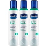 Vaseline Anti-Perspirant Aerosol Deodorant Active Fresh  250ml x 3