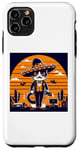 Coque pour iPhone 11 Pro Max Jeux vidéo amusants Cinco De Mayo chat noir Kids Let's Fiesta