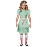 WIDMANN MILANO PARTY FASHION - Costume enfant poupée tueuse, robe, psychopathe, horreur fille, Halloween