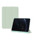 BXGH Génération 2020/ iPad 7. Generation 2019 Cas, Slim Stand Hard Back Shell Protective Smart Cover Case für iPad 10.2 Zoll- Matcha Grün