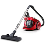 DS NA Devanti Bagless Vacuum Cleaner  Vac HEPA Filter Car Home Office 2200W Red - PR12686