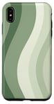 Coque pour iPhone XS Max Minimaliste Neutre Vert Sauge Couleur Vert Clair Art