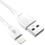 Syncwire iPhone Charger Cable Lightning Cable - [Apple MFi Certified] 2M/6.5FT Apple Charger Lead USB Fast Charging Cable for iPhone iPad iPod (White 2M)
