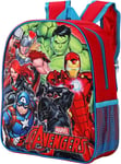 Boys Kids Marvel Avengers Deluxe Backpack Rucksack Book Lunch School Bag
