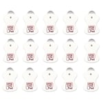 20 st kompatibla med Omron Tens Unit ersättningsplattor återanvändbara plattor 10 par [reducerat!!! Ny release]