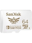 SanDisk Nintendo Switch microSD - 100MB/s - 64GB - Zelda edition