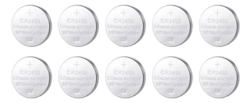 DELTACO – Ultimate Lithium battery, 3V, CR2450 button cell, 10-pack (ULTB-CR2450-10P)