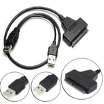 USB 3.0 vers SATA 22 PIN Câble Adaptateur pour 2.5 "SATA 1, 2.5" SATA2 lecteur de disque dur HDD et SSD SATA